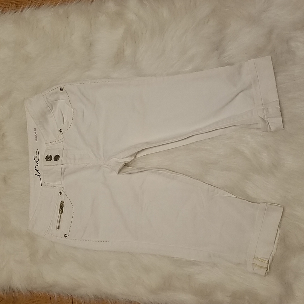 INC DENIM CAPRIS